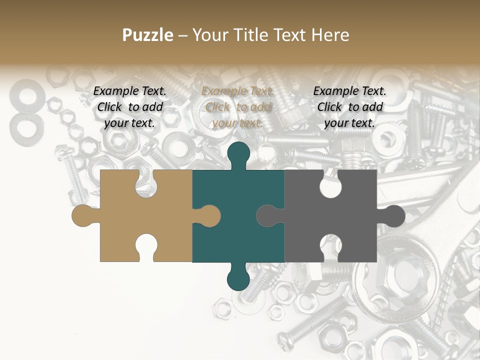 Background Construction Hardware PowerPoint Template