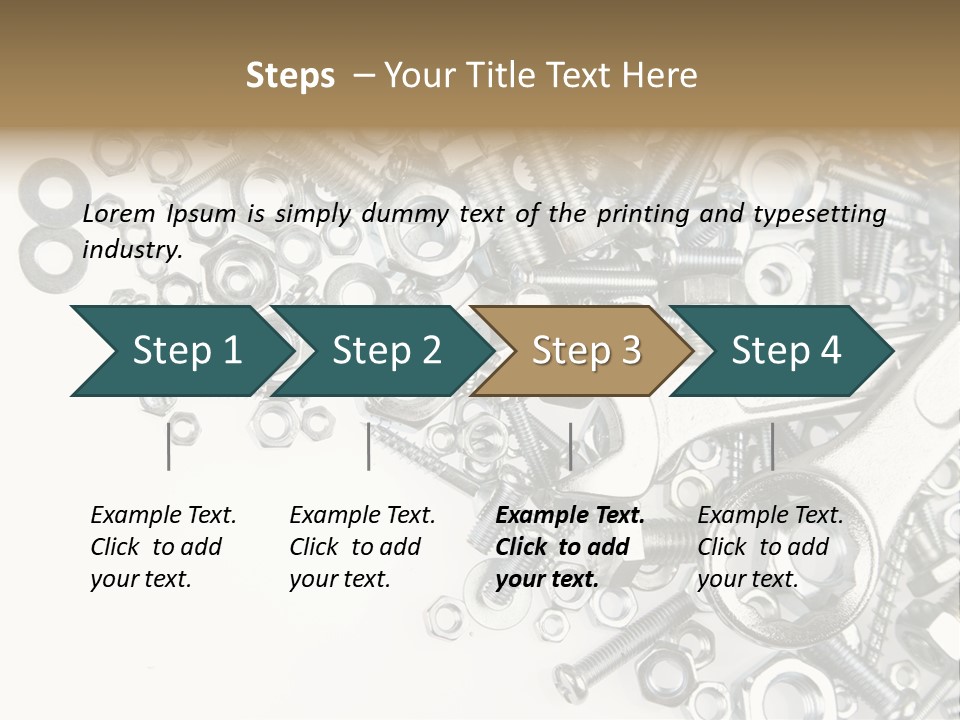 Background Construction Hardware PowerPoint Template