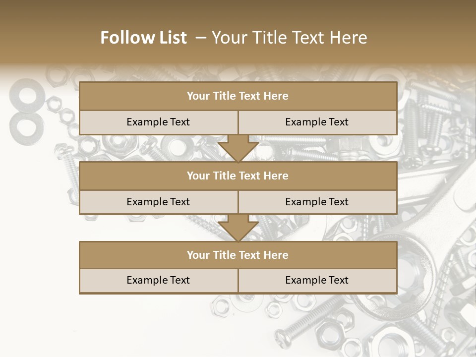 Background Construction Hardware PowerPoint Template