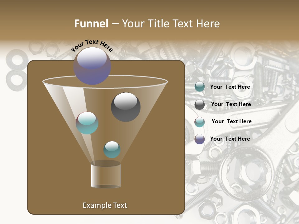 Background Construction Hardware PowerPoint Template