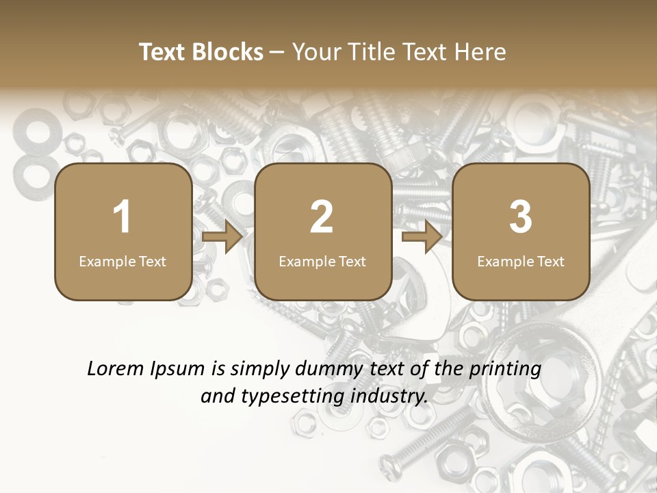 Background Construction Hardware PowerPoint Template