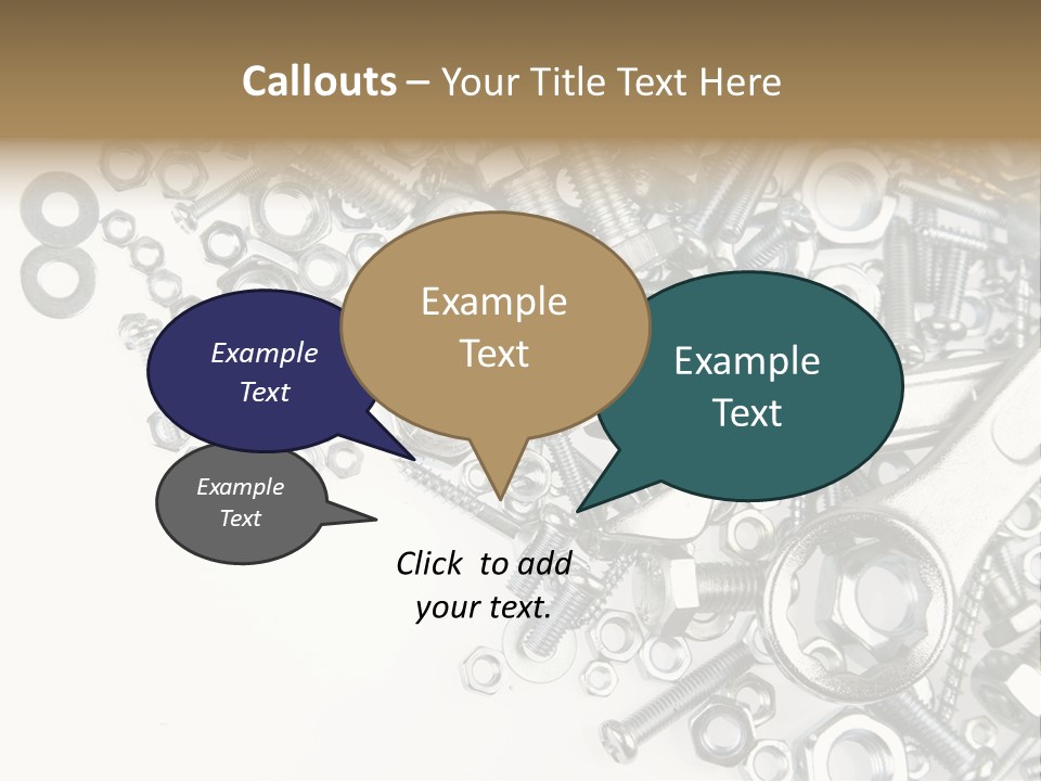Background Construction Hardware PowerPoint Template