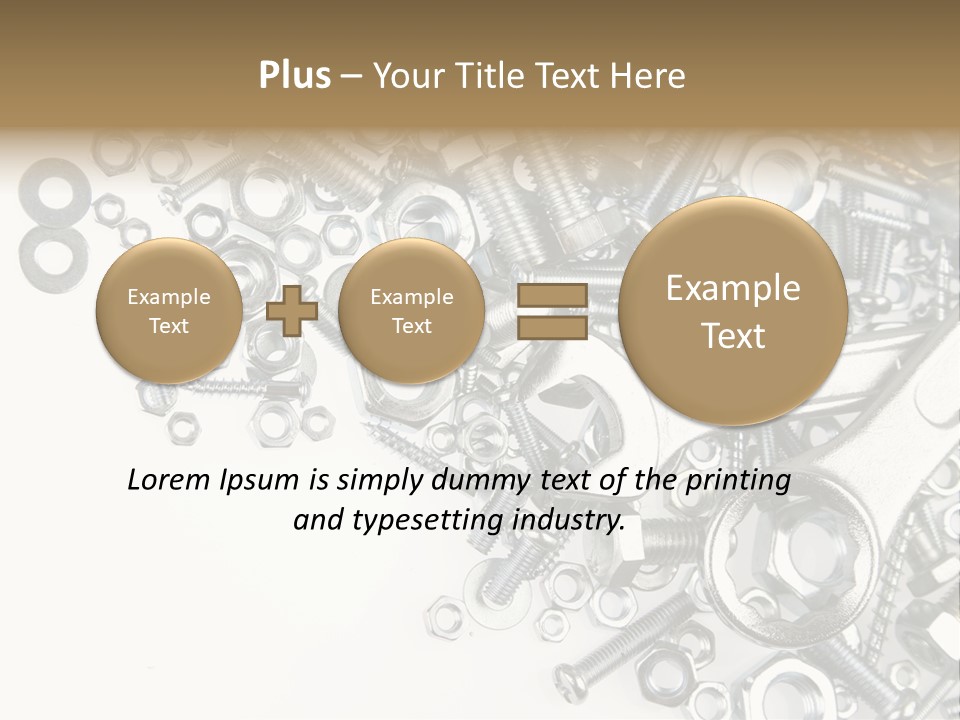Background Construction Hardware PowerPoint Template