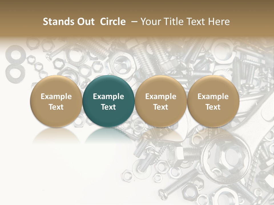 Background Construction Hardware PowerPoint Template