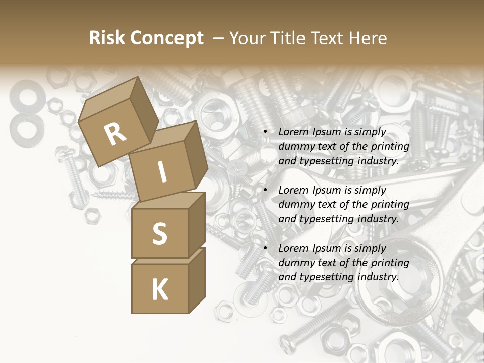 Background Construction Hardware PowerPoint Template