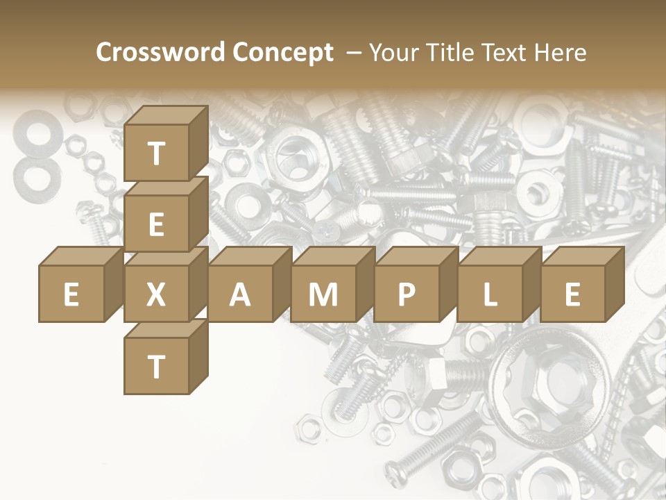 Background Construction Hardware PowerPoint Template