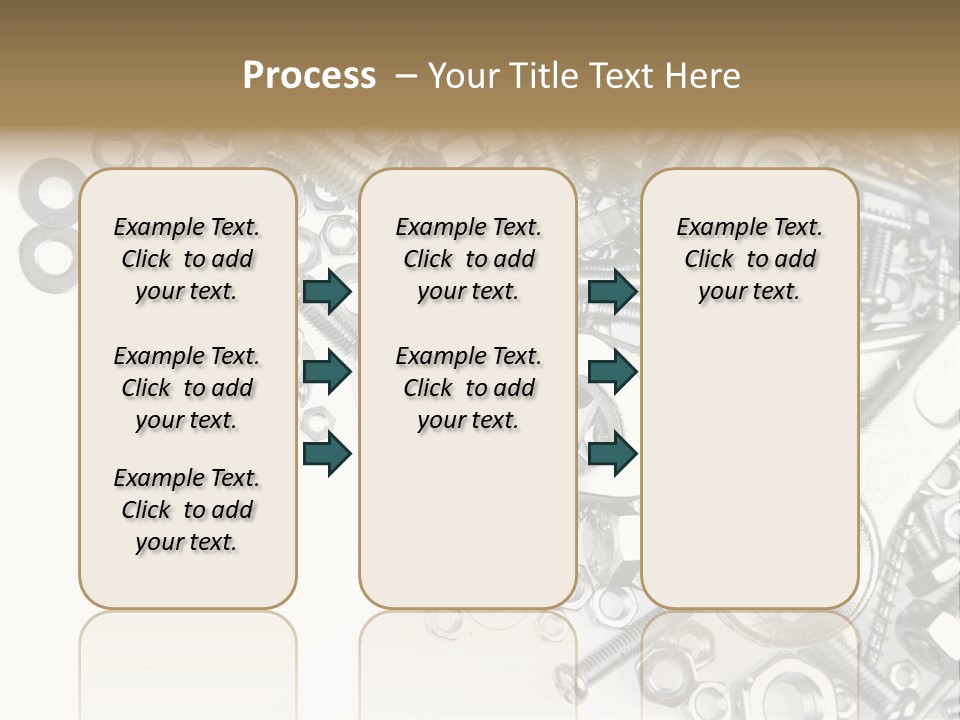 Background Construction Hardware PowerPoint Template