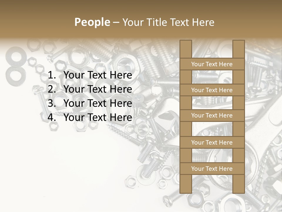 Background Construction Hardware PowerPoint Template