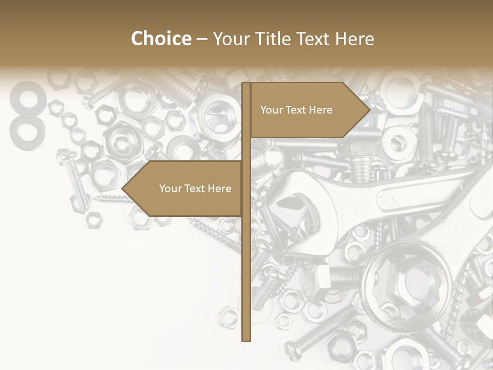 Background Construction Hardware PowerPoint Template