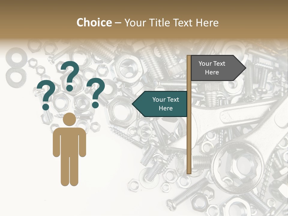 Background Construction Hardware PowerPoint Template