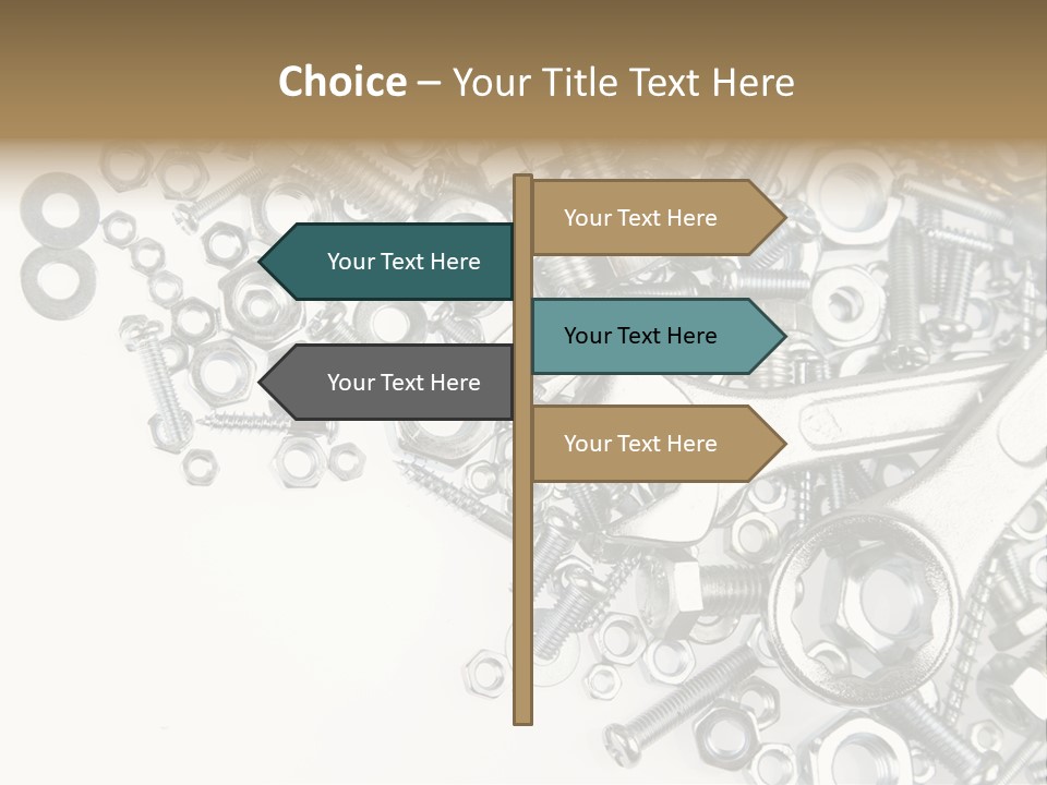 Background Construction Hardware PowerPoint Template