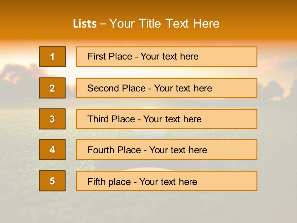Day Club Country PowerPoint Template