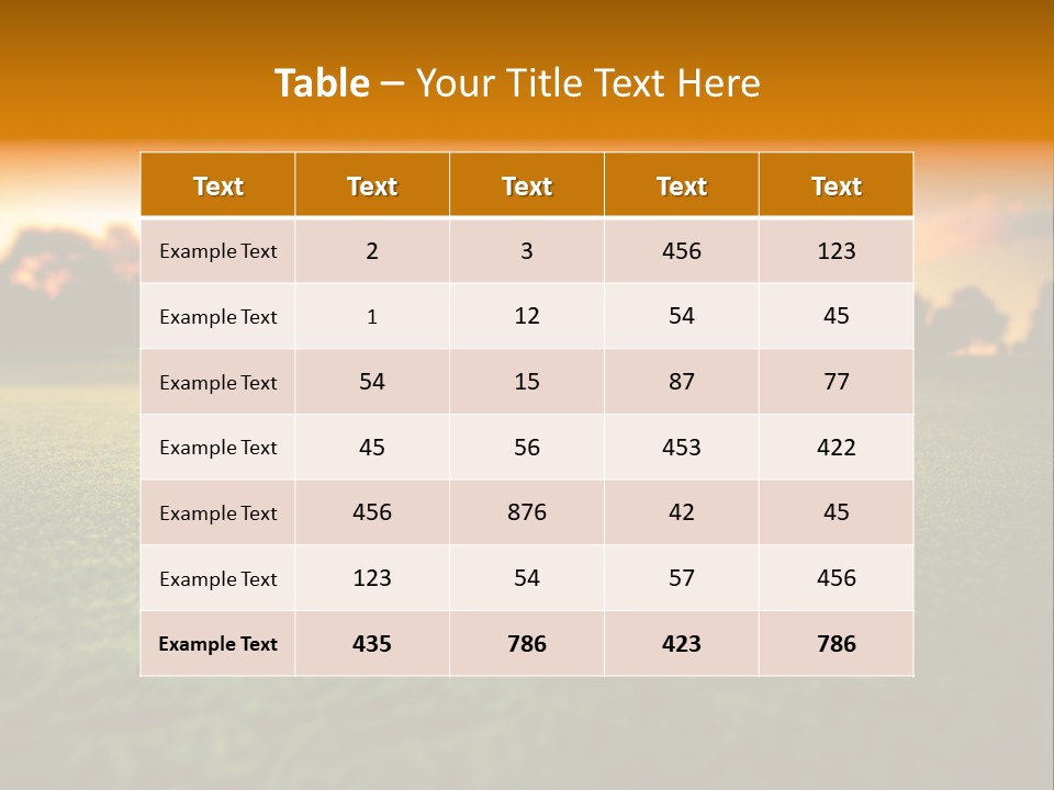 Day Club Country PowerPoint Template