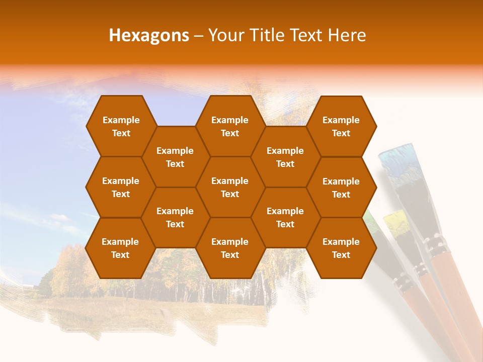 Colour Chrome Leaf PowerPoint Template