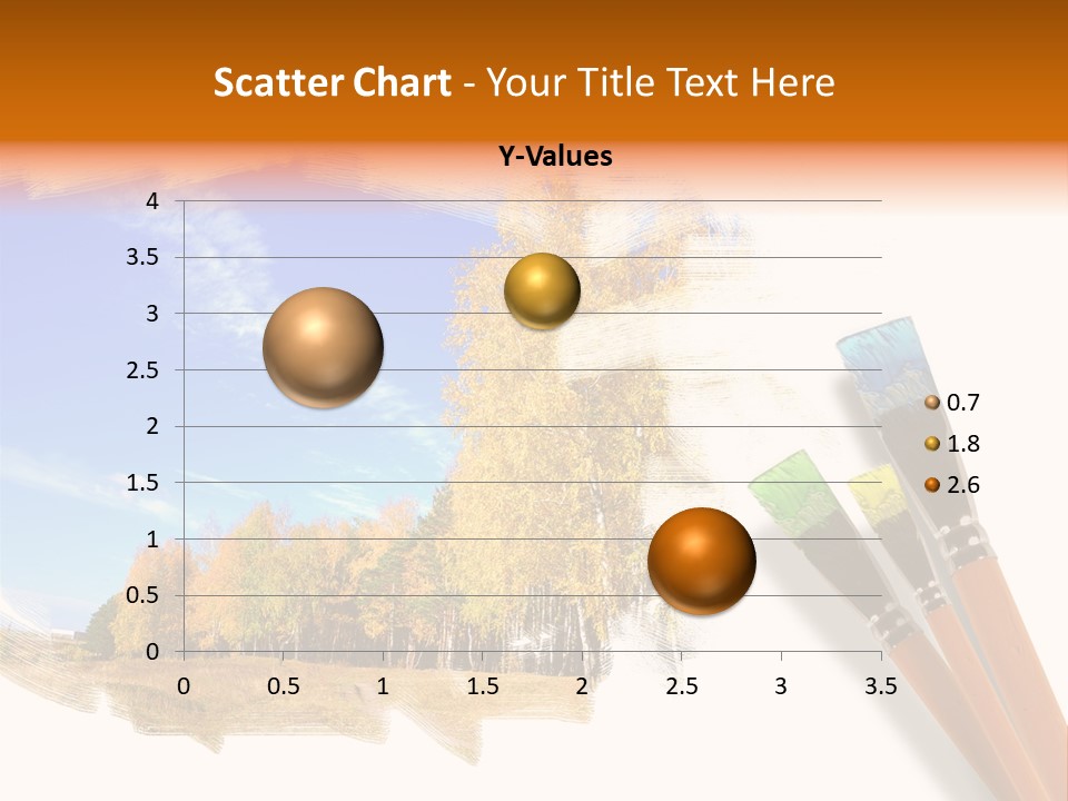 Colour Chrome Leaf PowerPoint Template