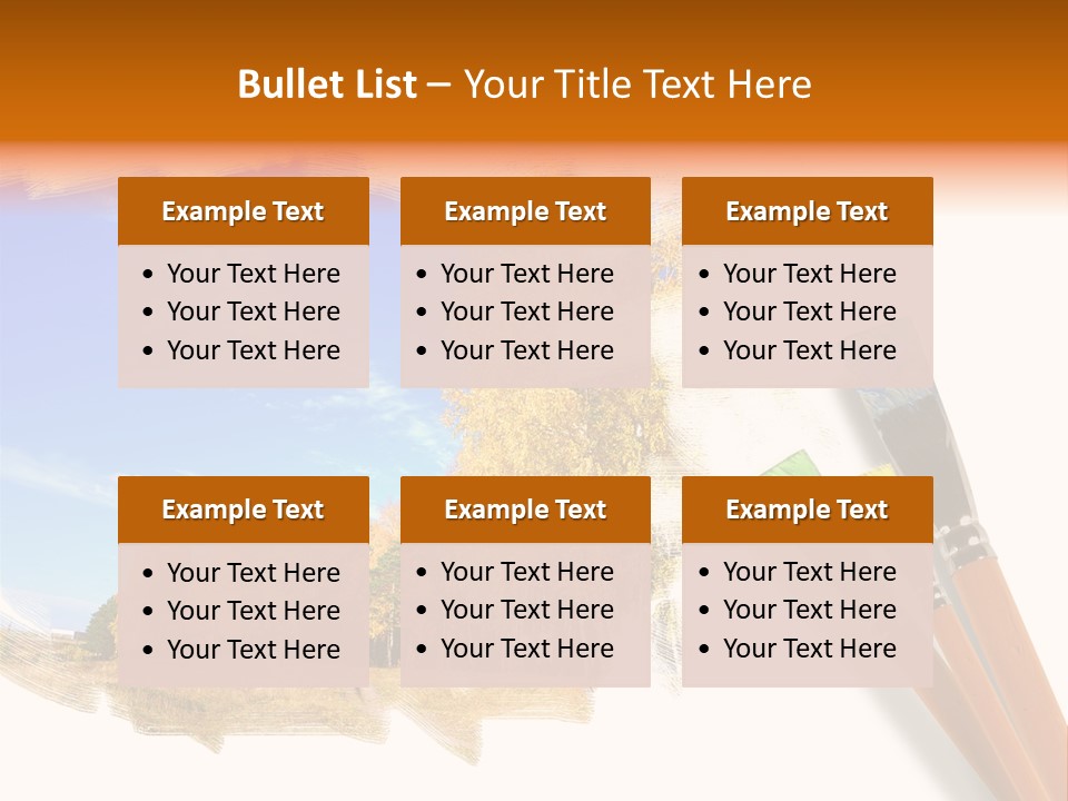 Colour Chrome Leaf PowerPoint Template