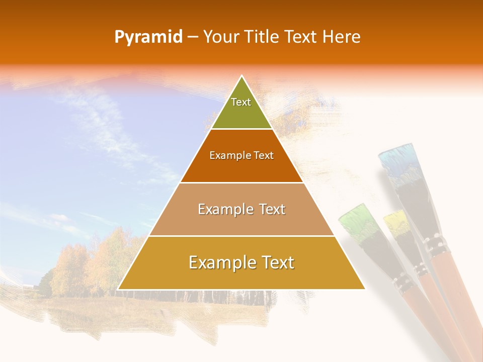 Colour Chrome Leaf PowerPoint Template