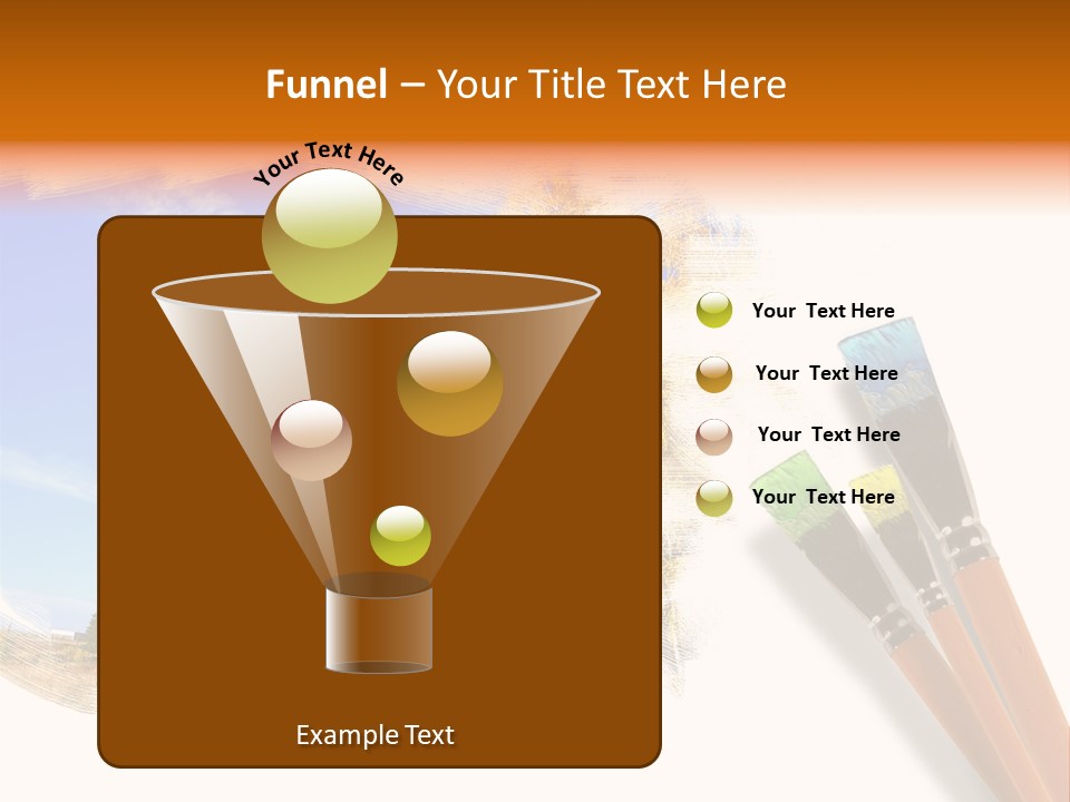 Colour Chrome Leaf PowerPoint Template