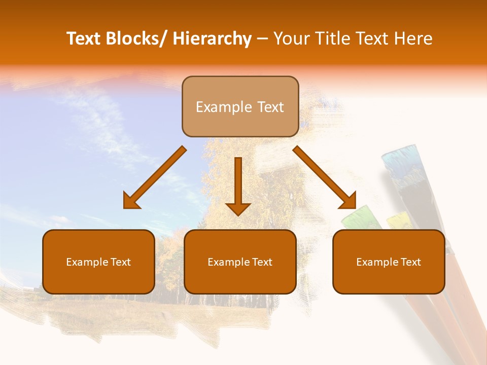 Colour Chrome Leaf PowerPoint Template