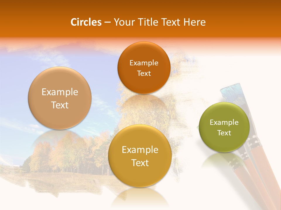 Colour Chrome Leaf PowerPoint Template