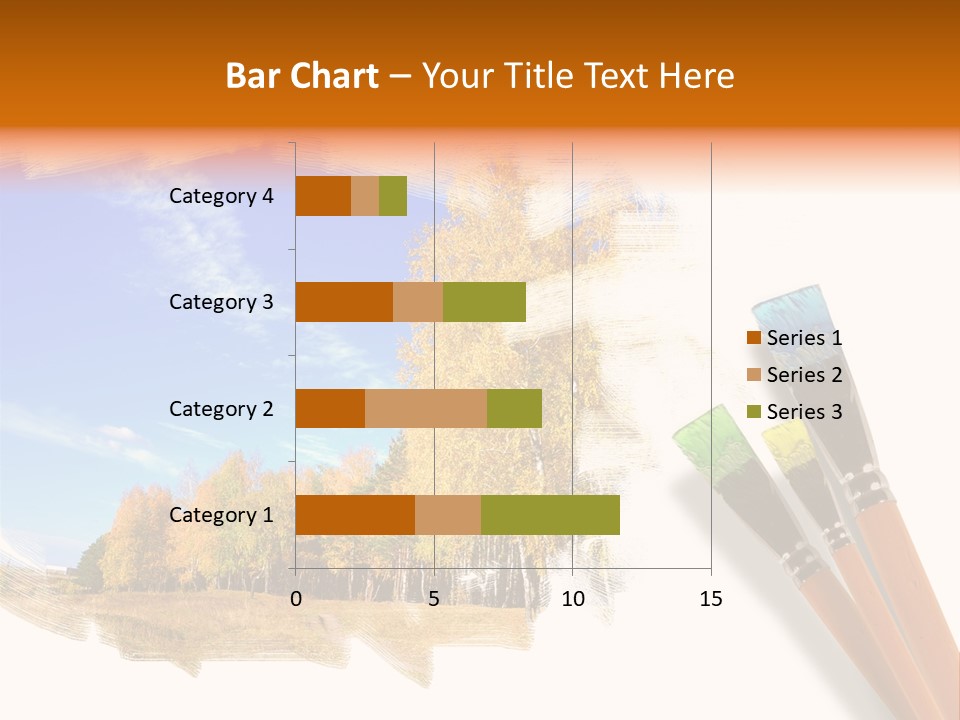 Colour Chrome Leaf PowerPoint Template