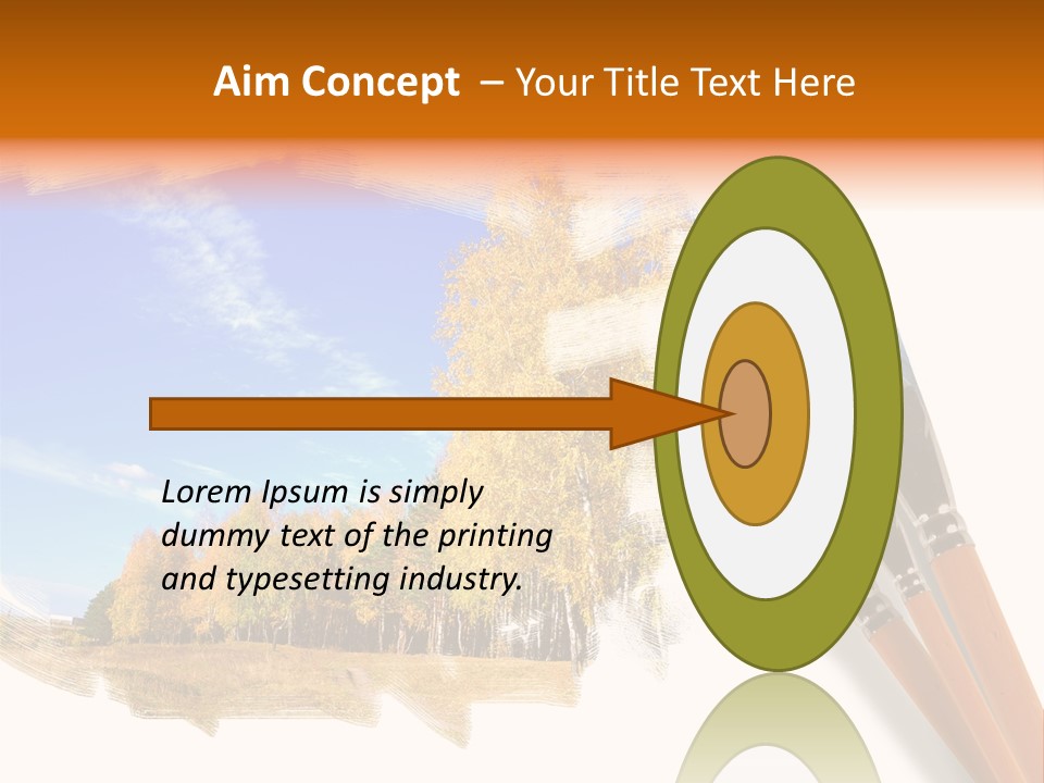 Colour Chrome Leaf PowerPoint Template