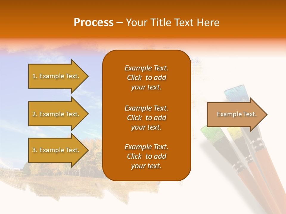 Colour Chrome Leaf PowerPoint Template