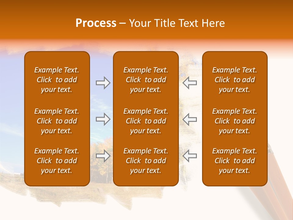 Colour Chrome Leaf PowerPoint Template