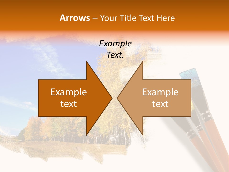 Colour Chrome Leaf PowerPoint Template