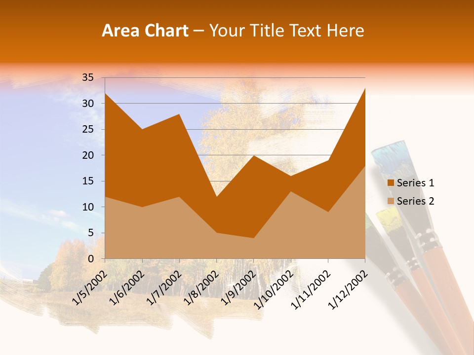 Colour Chrome Leaf PowerPoint Template