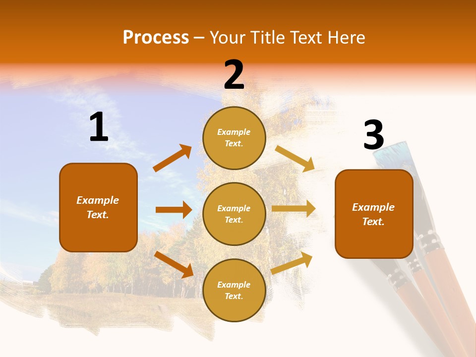 Colour Chrome Leaf PowerPoint Template