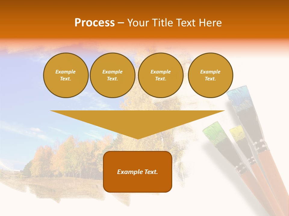 Colour Chrome Leaf PowerPoint Template