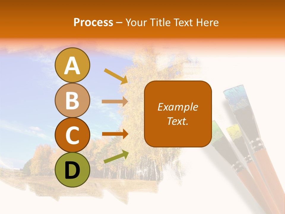 Colour Chrome Leaf PowerPoint Template