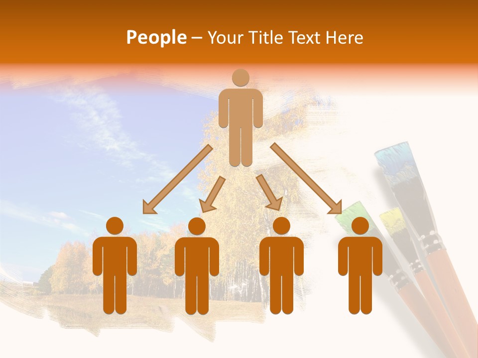 Colour Chrome Leaf PowerPoint Template