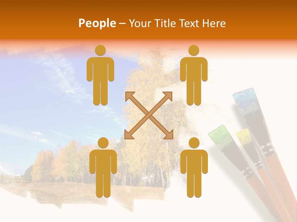 Colour Chrome Leaf PowerPoint Template