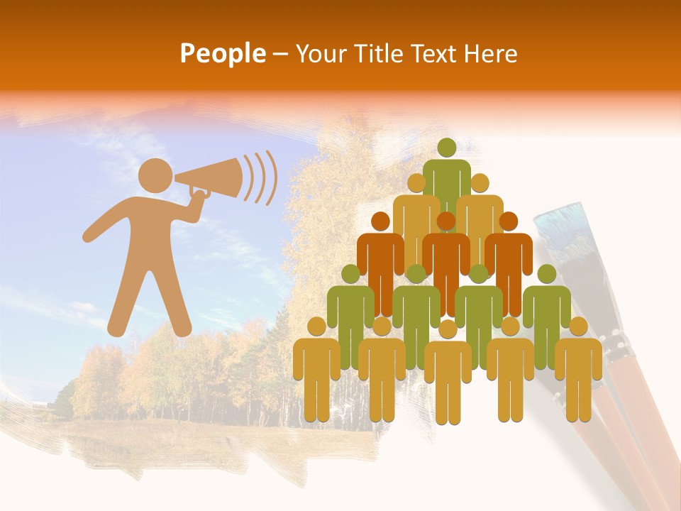 Colour Chrome Leaf PowerPoint Template