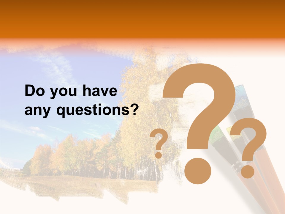 Colour Chrome Leaf PowerPoint Template