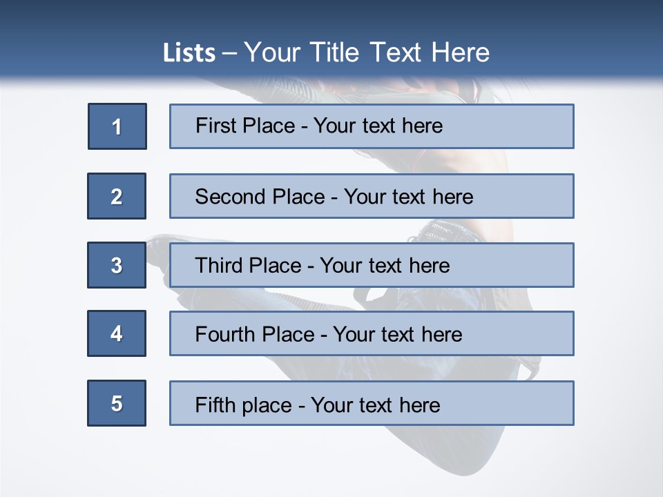 Dancing Performance Balance PowerPoint Template