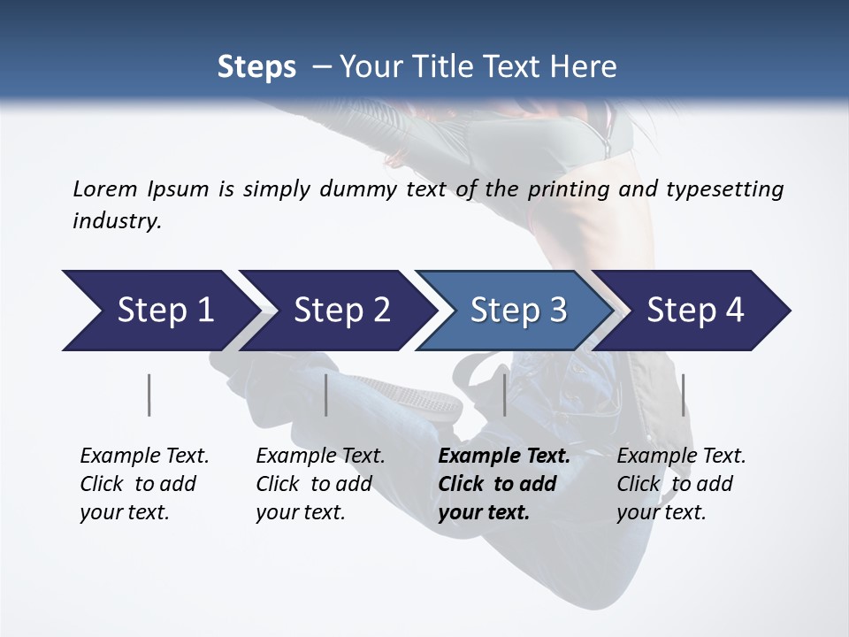 Dancing Performance Balance PowerPoint Template