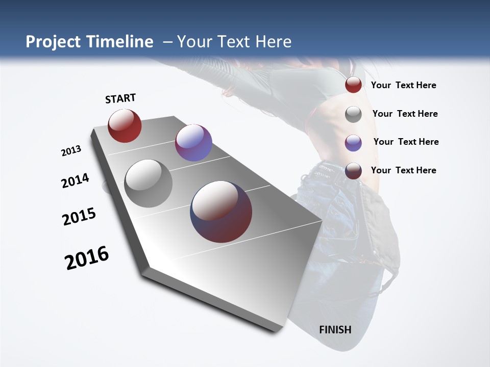 Dancing Performance Balance PowerPoint Template