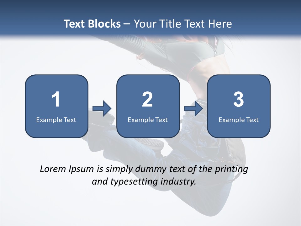 Dancing Performance Balance PowerPoint Template