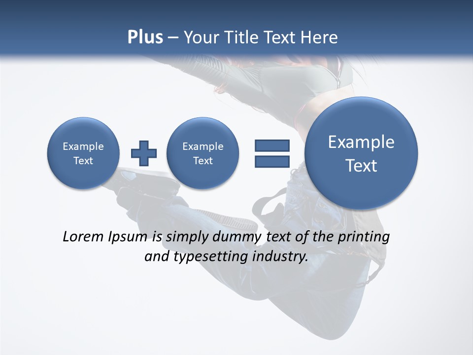 Dancing Performance Balance PowerPoint Template