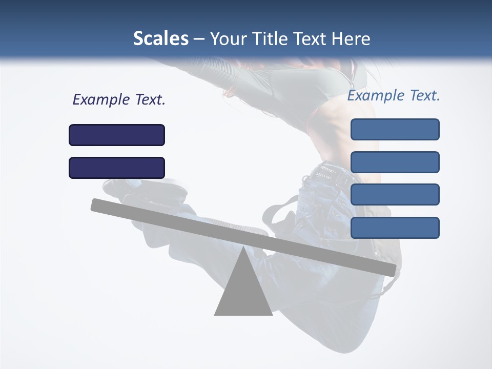 Dancing Performance Balance PowerPoint Template