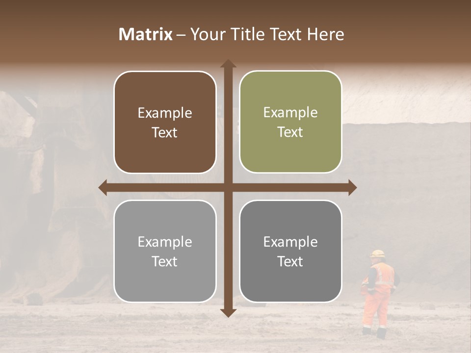 Oil Transportation Geology PowerPoint Template