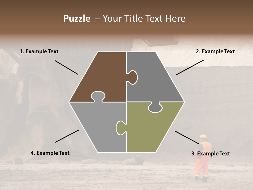 Oil Transportation Geology PowerPoint Template