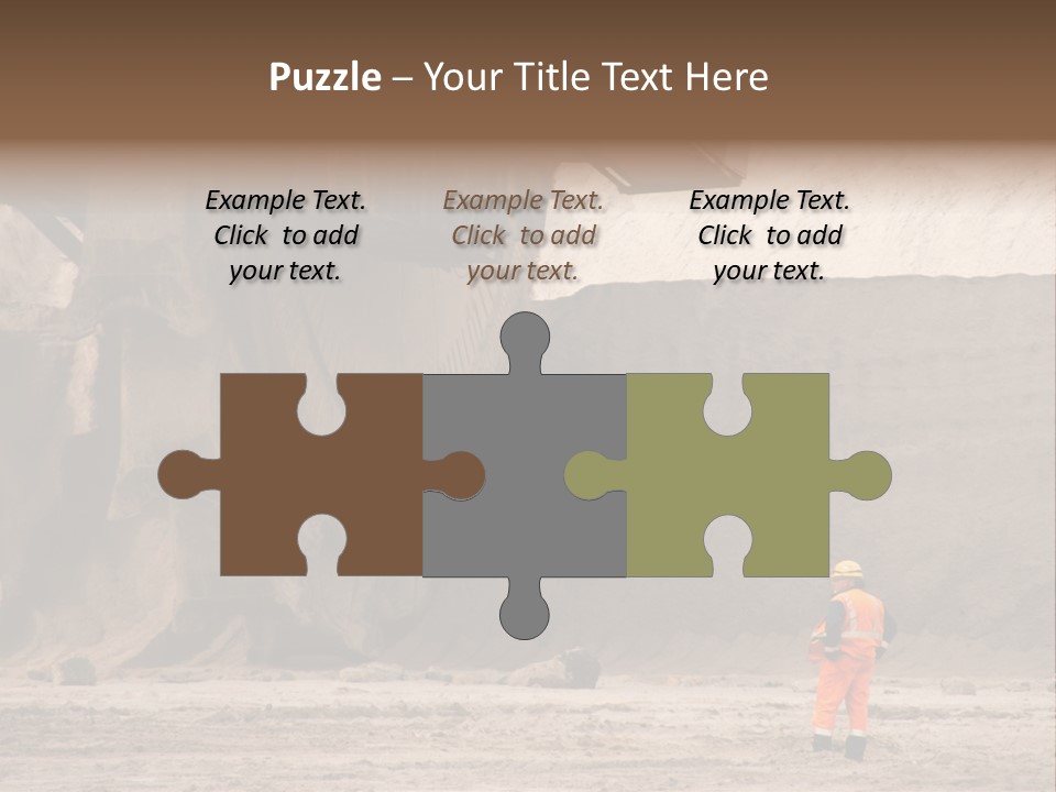 Oil Transportation Geology PowerPoint Template