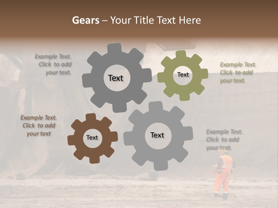 Oil Transportation Geology PowerPoint Template