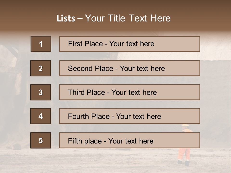 Oil Transportation Geology PowerPoint Template