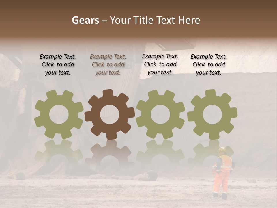 Oil Transportation Geology PowerPoint Template