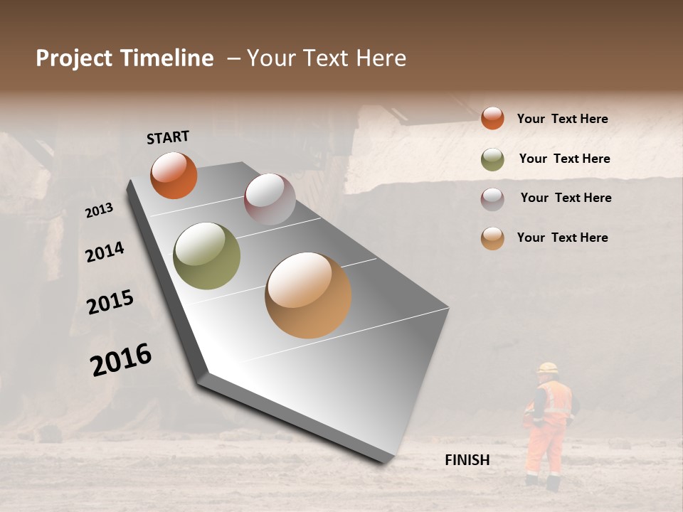 Oil Transportation Geology PowerPoint Template